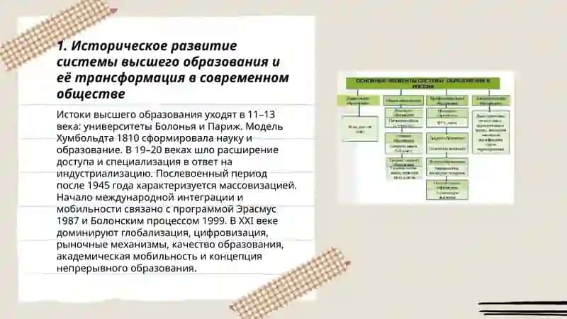 Система высшего образования, её роль в развитии современного общества 3