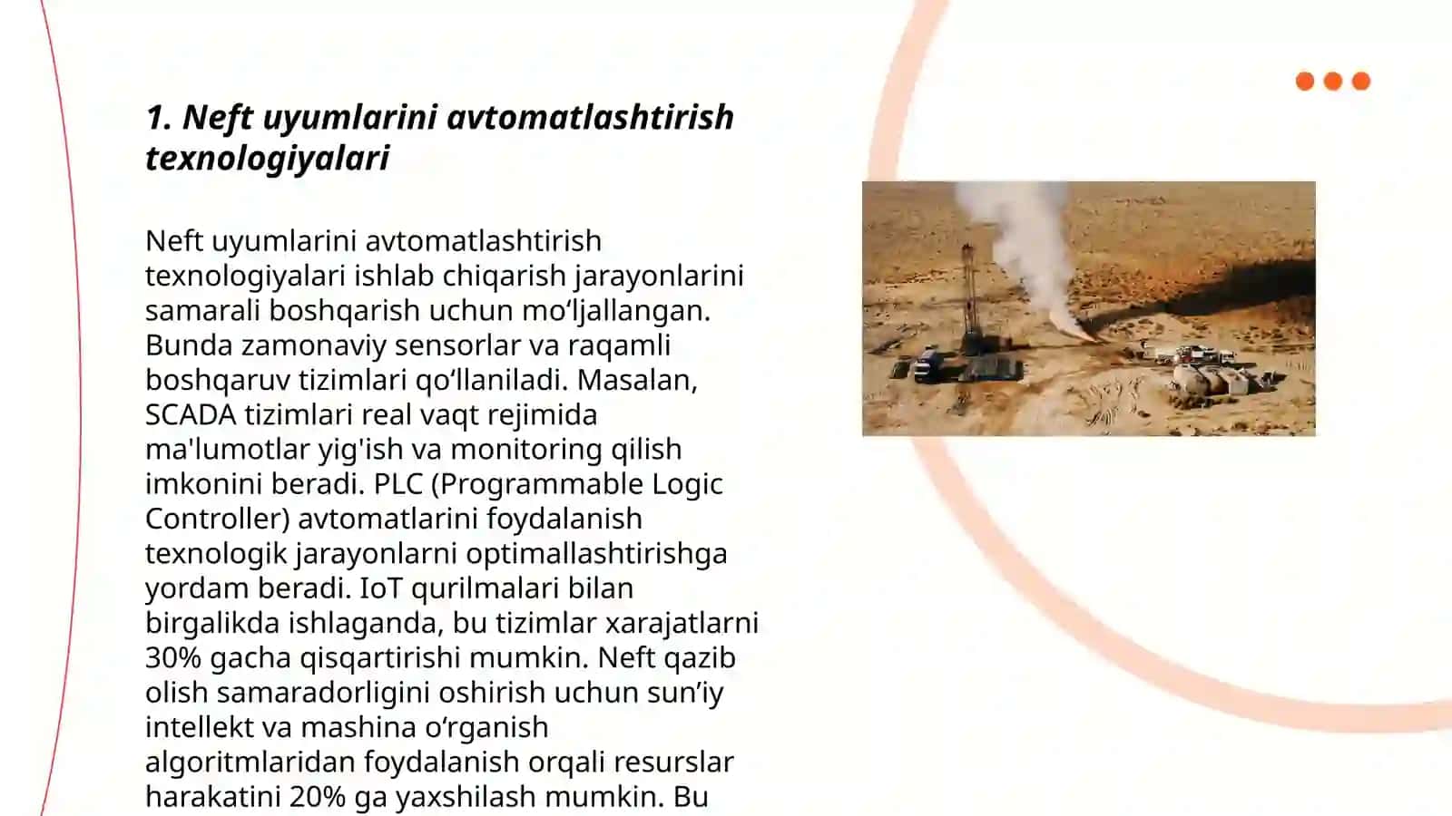 Neft uyumlarining ishlatishning yangi metitlari 3