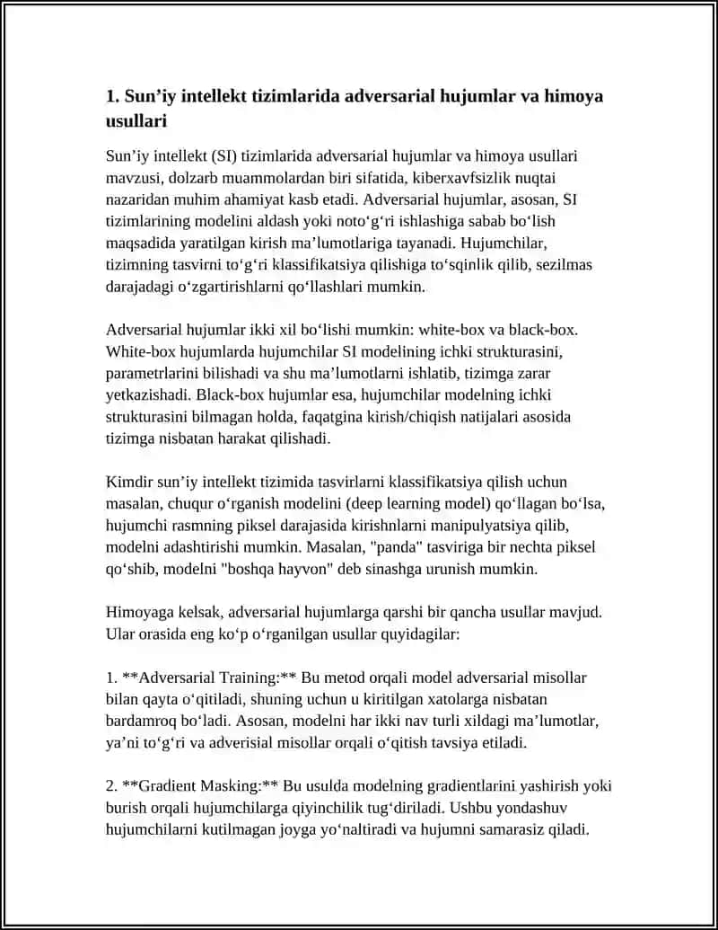 SUN’IY INTELLEKT VA KIBERXAVFSIZLIK MUAMMOLARI 3