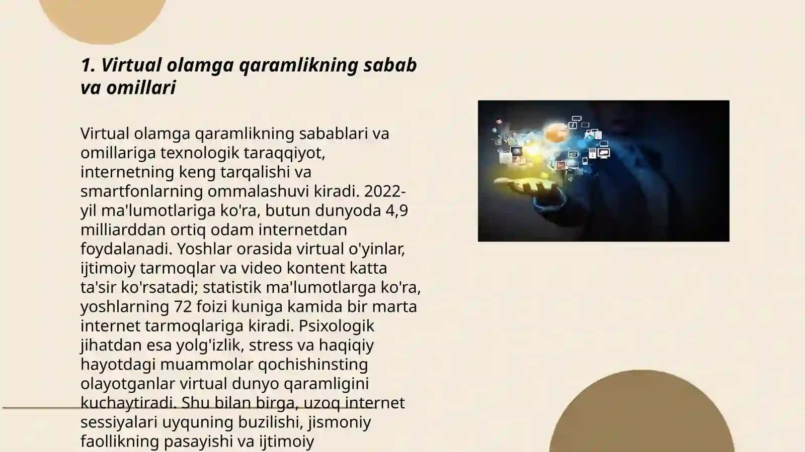 Virtual olamiga qaramlik va uning oqibatlari 3