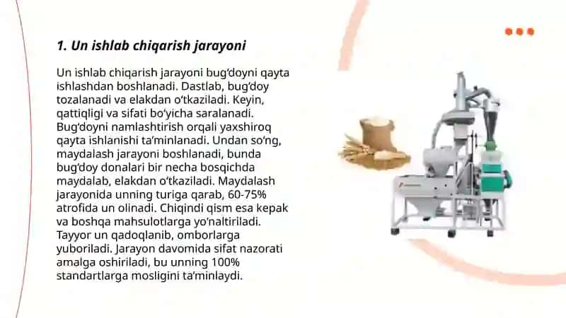 Un ishlab chiqarish texnologiyasi 3