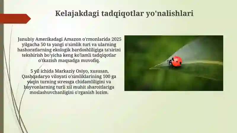 Ekologik xilma-xilligi 3
