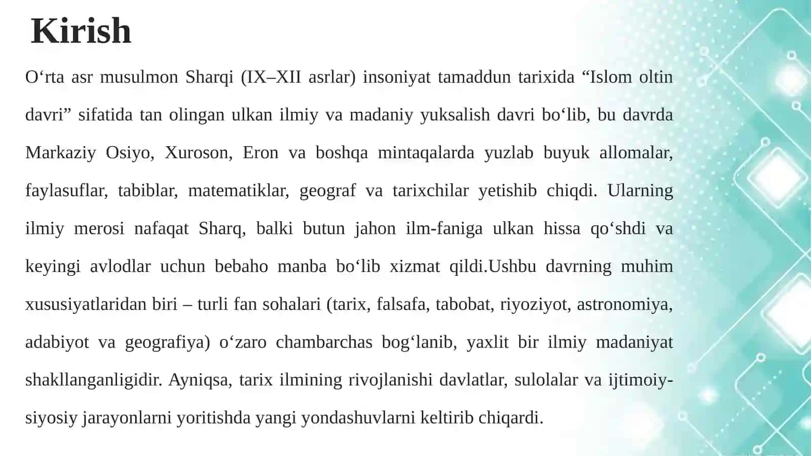 Abu Nasr al-Utbiy (961-1040)ning “Tarixi Yaminiy” asari muhim manba sifatida 3