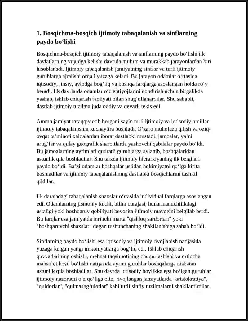 ILK DAVLATLARNING VUJUDGA KELISHIDAGI IJTIMOIY SIYOSIY HOLAT 3
