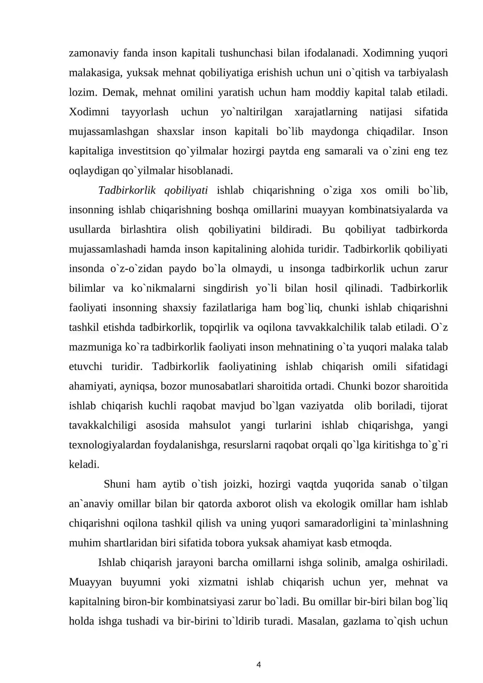 Mehnat jarayonining moddiy mazmuni 3