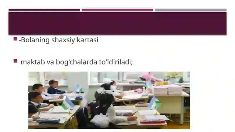 Bolalar shifoxonasi va poliklinikasi faoliyati ko'rsatkichlari 3