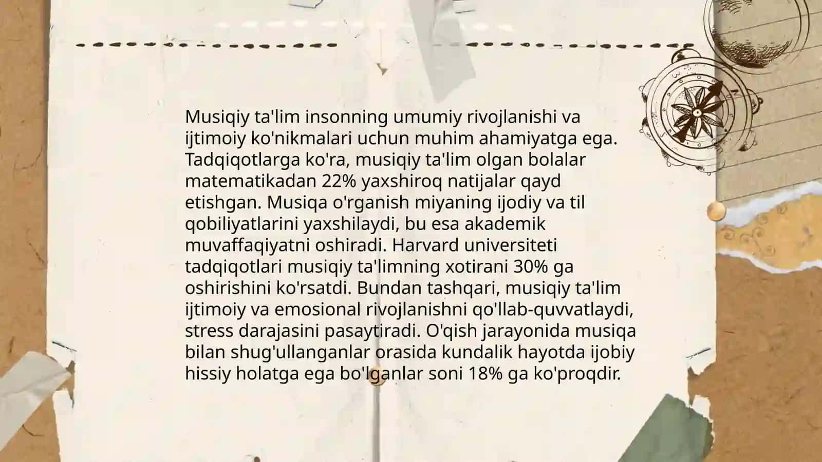 Musiqiy ta'lim yo'nalishi 2 kurs talabasi 3