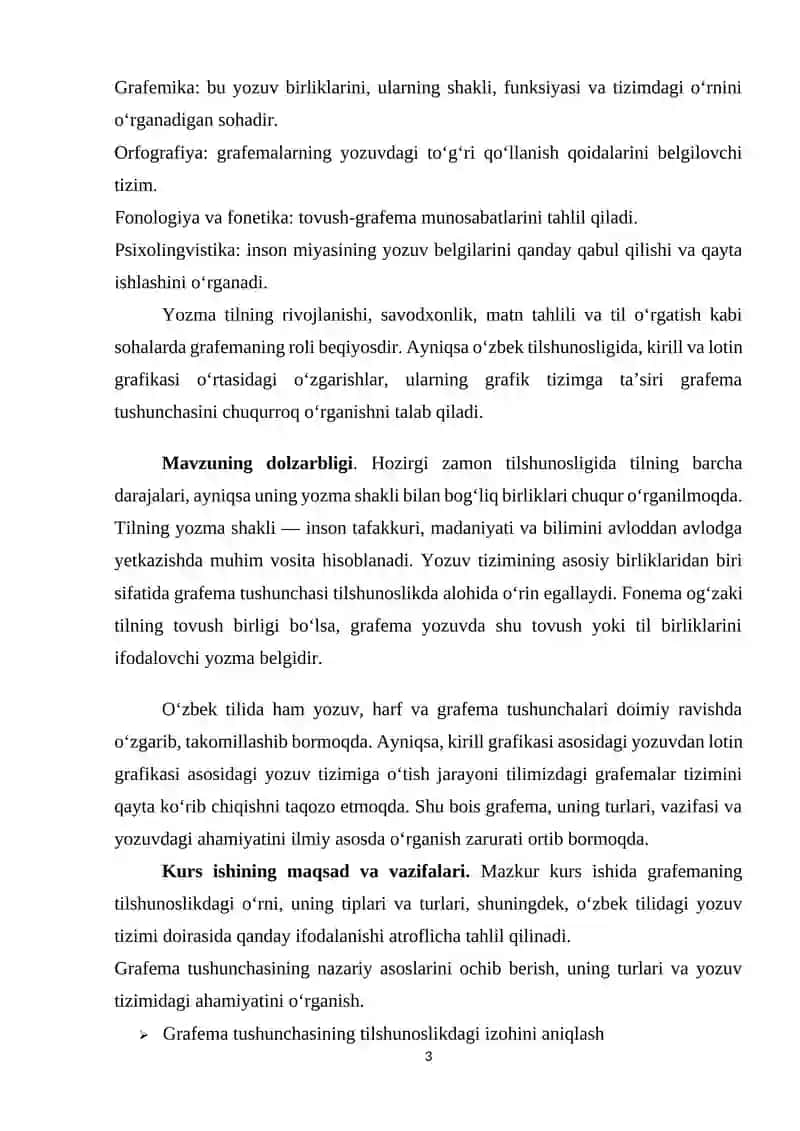 GRAFEMA. GRAFEMA TIPLARI VA TURLARI 3
