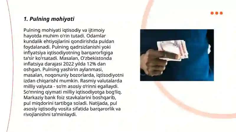 Pul funksiyalari 3
