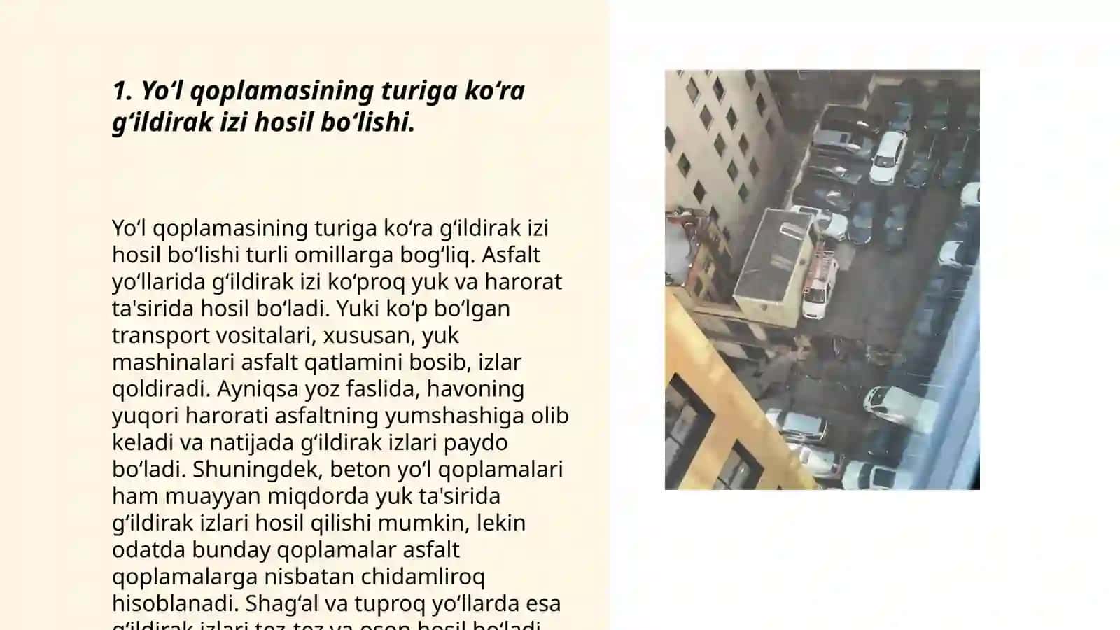 Avtomobillar harakat tezligi 3