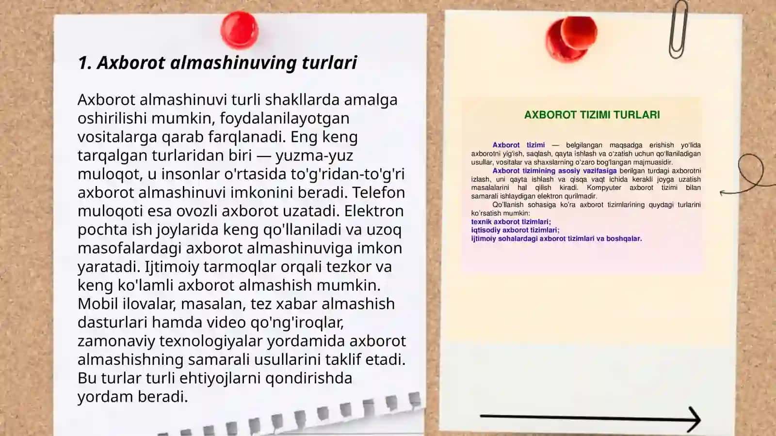 Axborot almashinuvining kommunikativ xususiyati 3