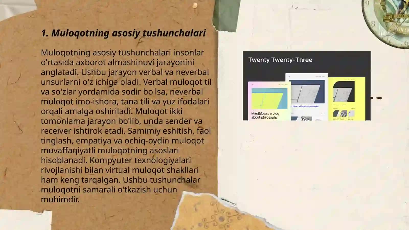 Muloqotning psixologik vositalari va darajalari 3