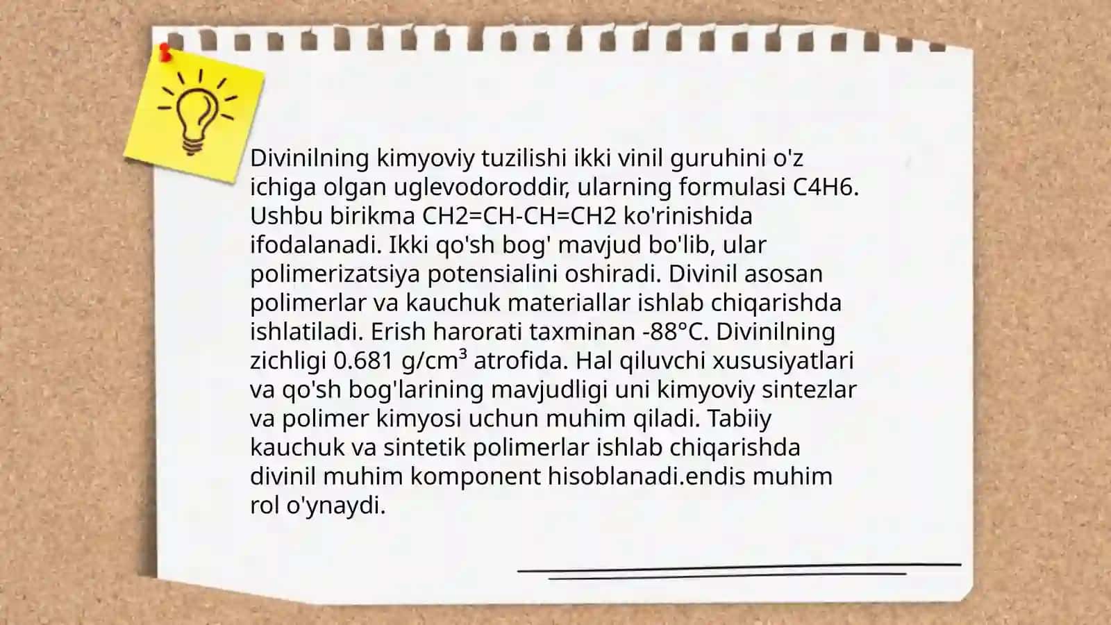 Divinil ishlab chiqarish texnologiyasi 3