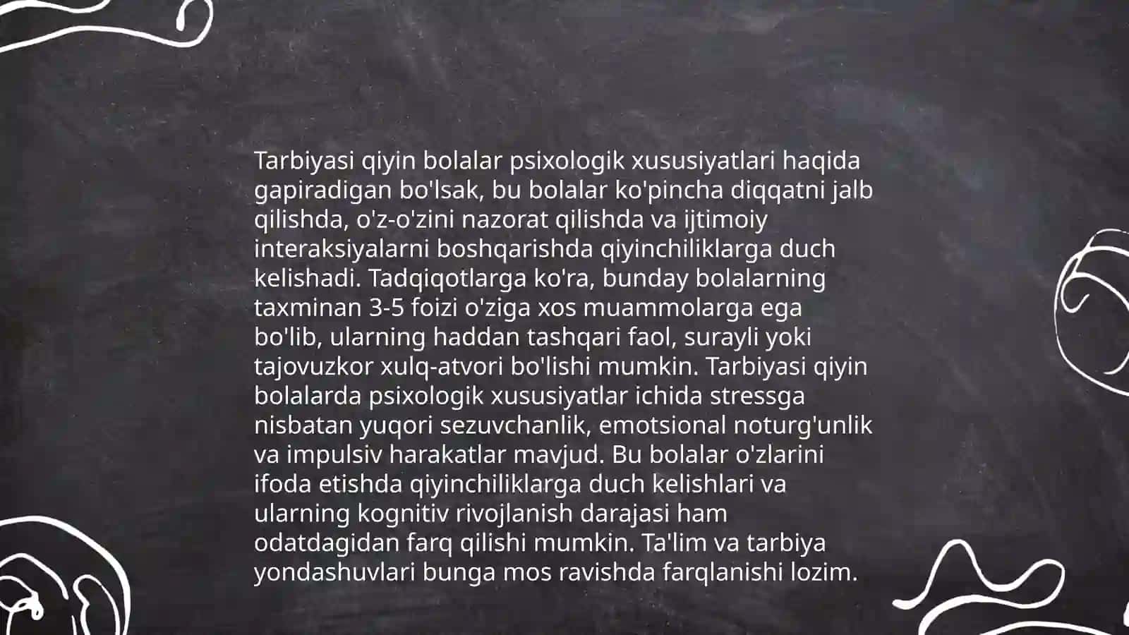 Tarbiyasi qiyin boʻlgan bolalar psixologiyasi 3