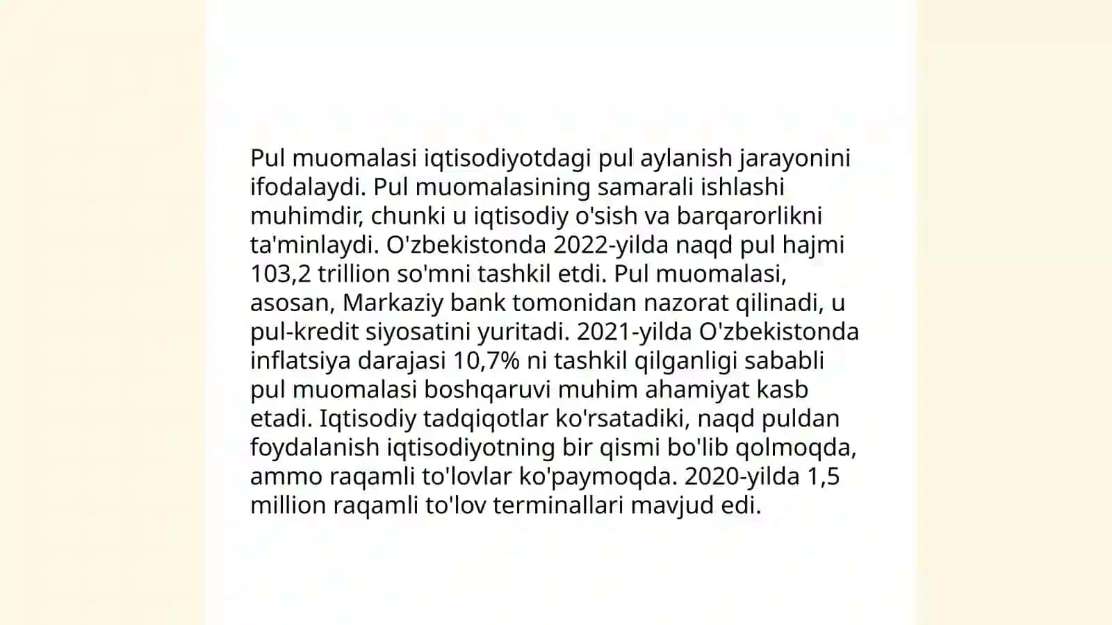 Pul muomalasa kridit va banklar 3