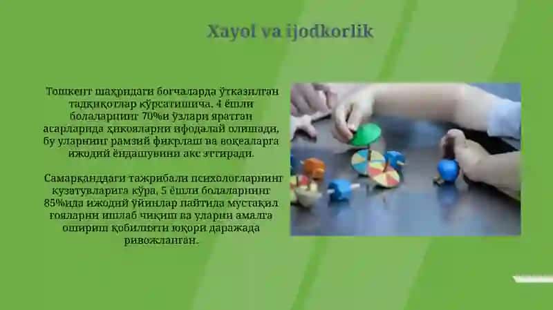Bogʻcha yoshidagi bolalar psixik rivojlanish xususiyati 3