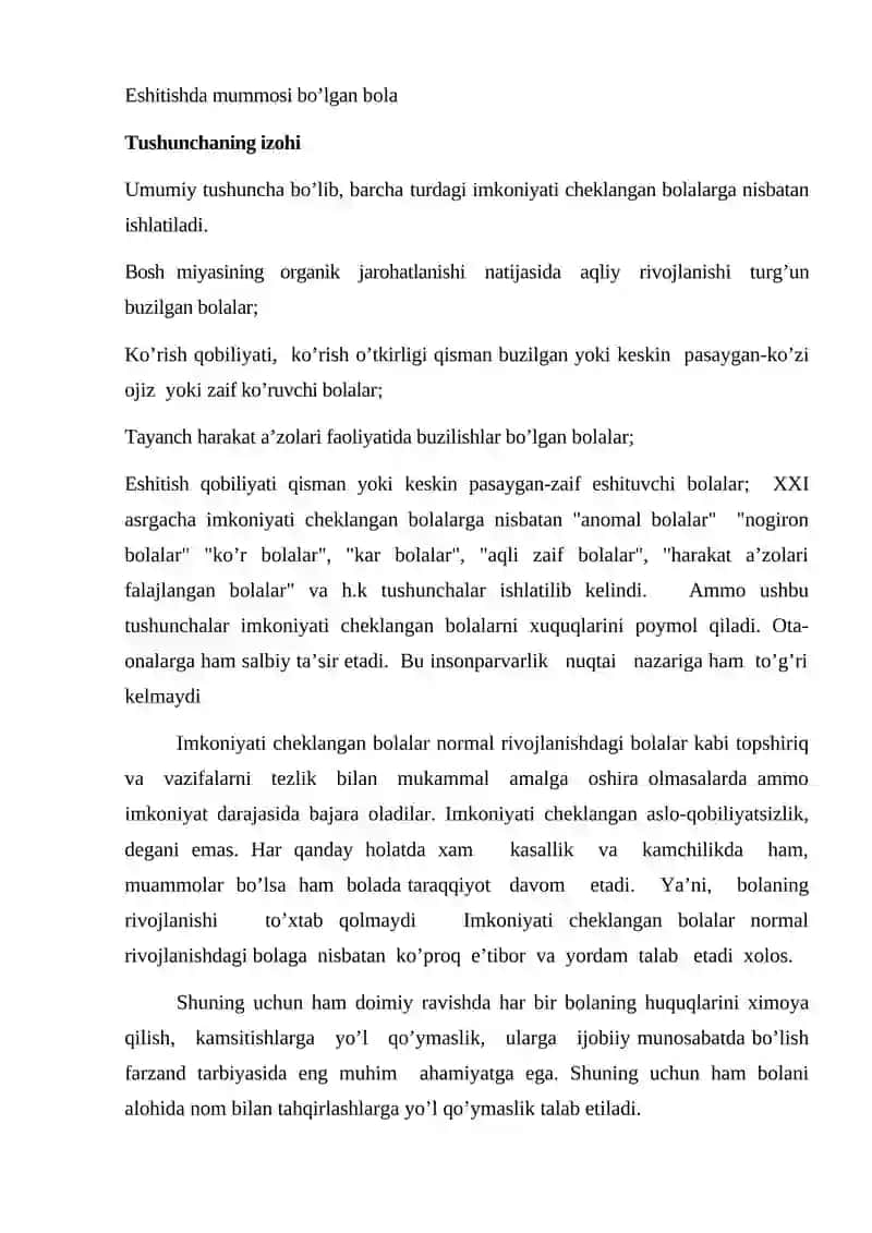 Inklyuziv ta’limning psixologik-pedagogik va tashkiliy shartlari 3