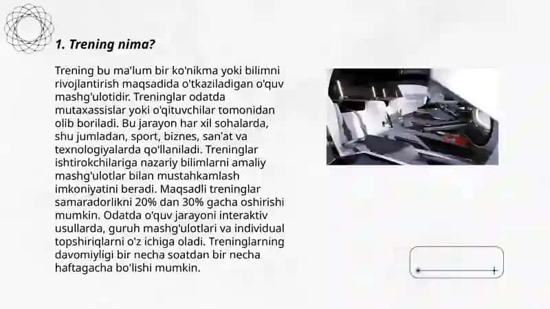 Trening haqida tushuncha 3