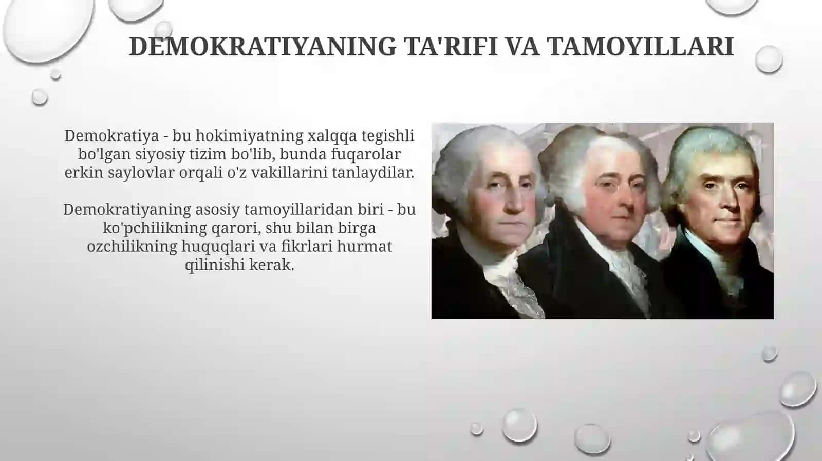 Demokratik saylov tizimining shakllanishi va rivojlanishi 3