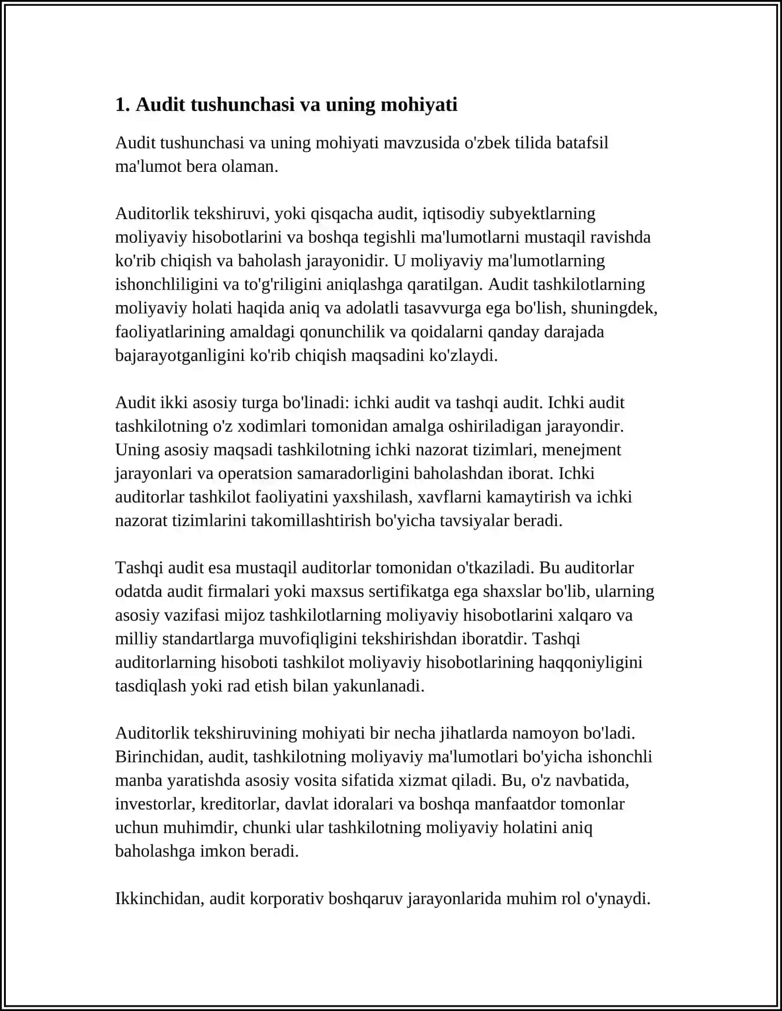 AUDITNING MOHIYATI VA RIVOJLANISH TARIXI 3