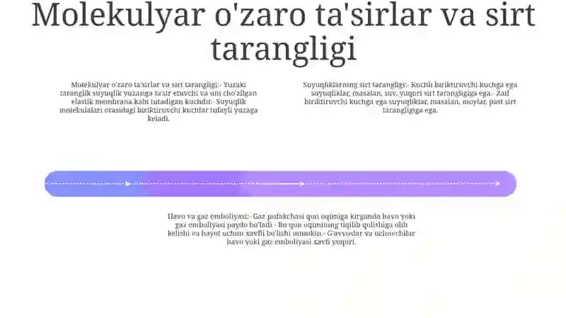 Suyuqliklarning Sirt Tarangligi. Havo Va Gaz Emboleyasi 3