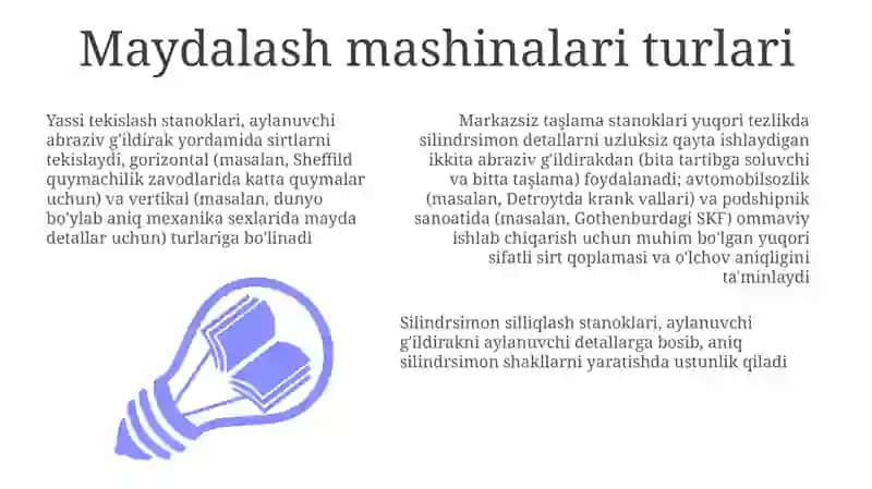 Maydalash mashinalari turlari 3