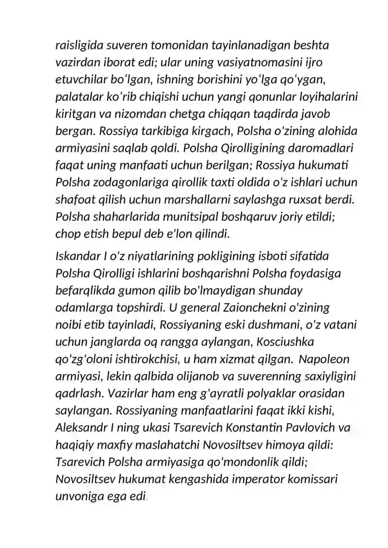 Polsha Rossiya imperiyasi 3