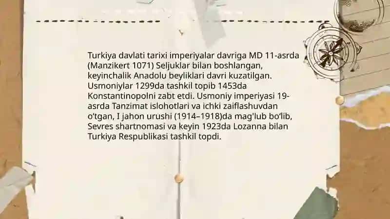 Turkiya davlati tarixi va imperiyalar davri 3