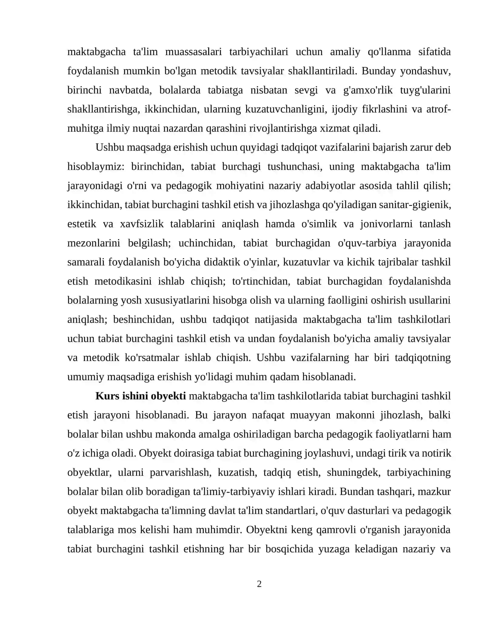 TABIAT BURCHAGINING NAZARIY ASOSLARI VA MAKTABGACHA TA'LIMDAGI O'RNI 3