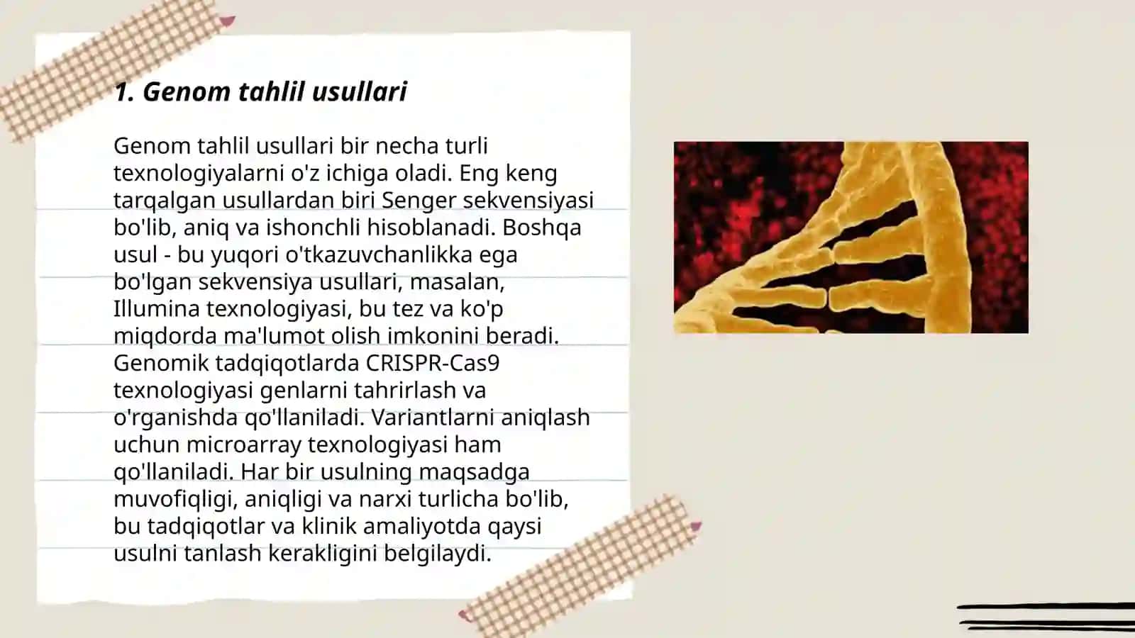 Odam genetikasining usullari.Geneologik va egizaklar usuli 3