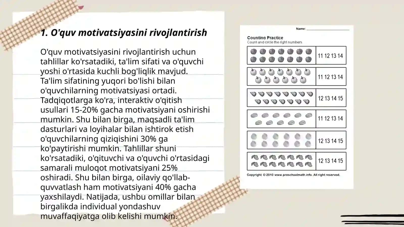 Maktabgacha ta'lim tashkilotiga qisqa muddatli guruhlarda bolalarni maktabga tayyorlash 3