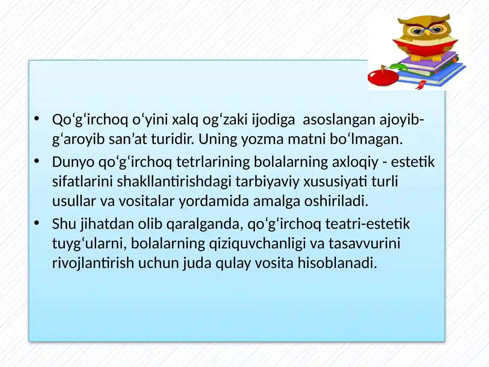 Qo‘g‘irchoqteatrining paydo bo‘lishi, tarixiy ildizlari va tarbiyaviy ahamiyati 3
