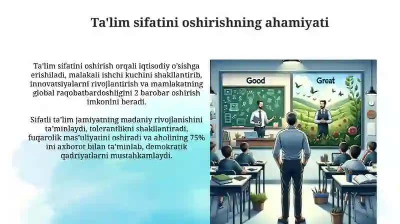O'qituvchining o'zustida ishlash va o'zini baholash usullari 3