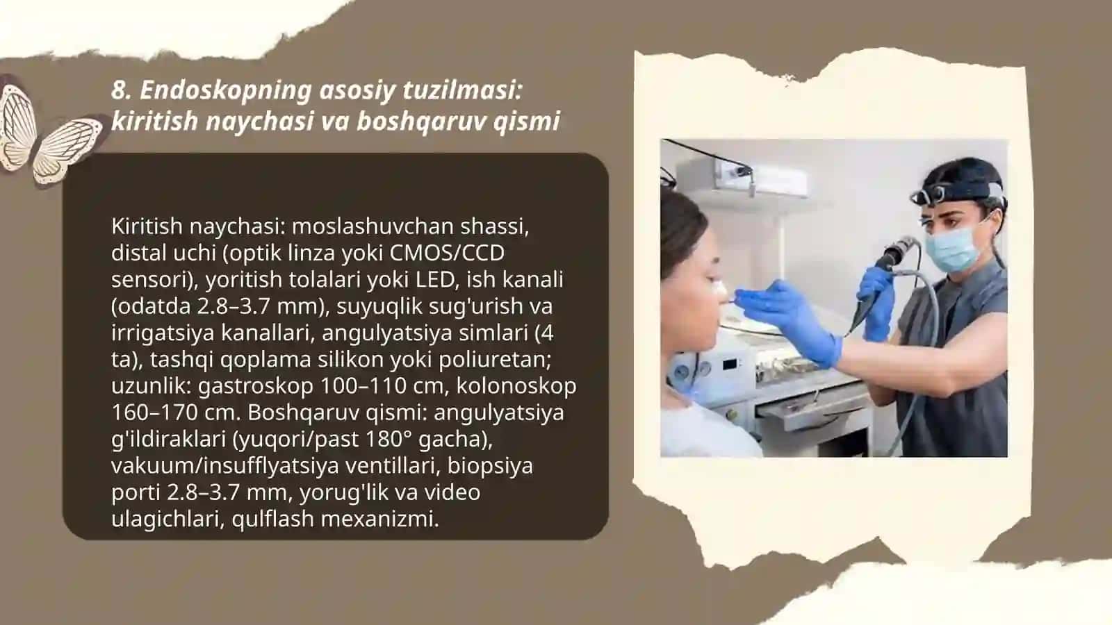 Endoskoplarning turlari,tuzilishi va ishlash prinsipi 3
