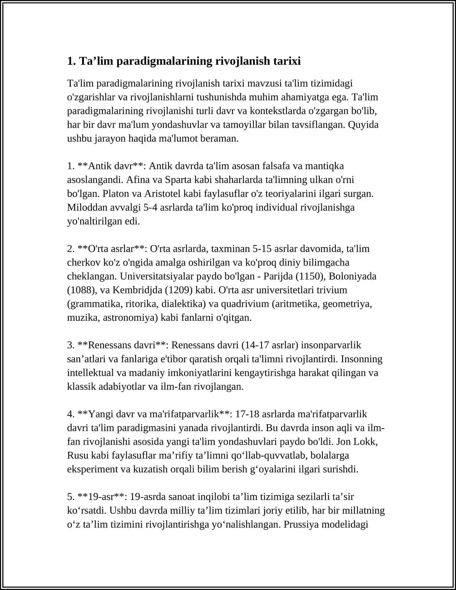 TAʼLIM PARADIGMALARI 3