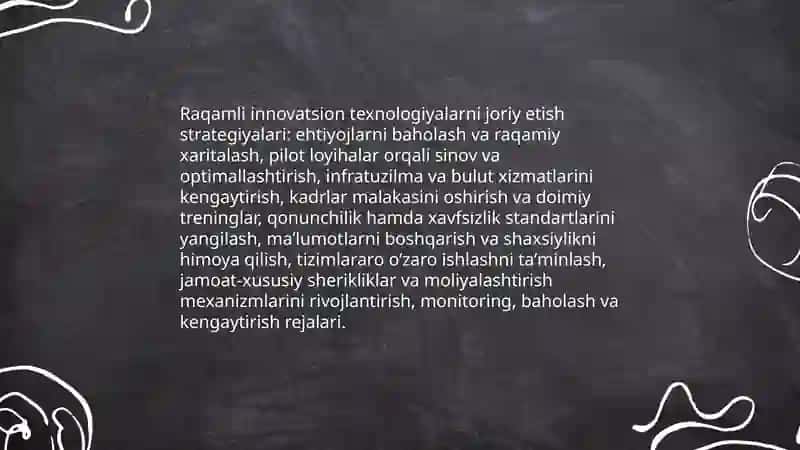 Raqamli innovatsion texnologiyani oʻzlashtirish 3