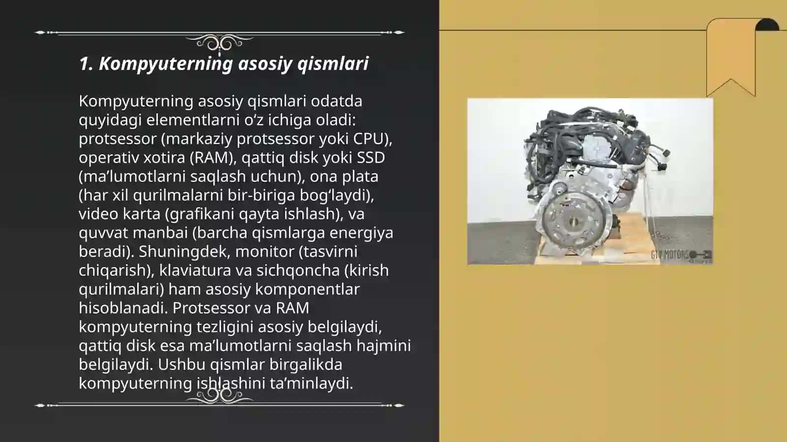 Kompyuterning asosiy qismlari 3