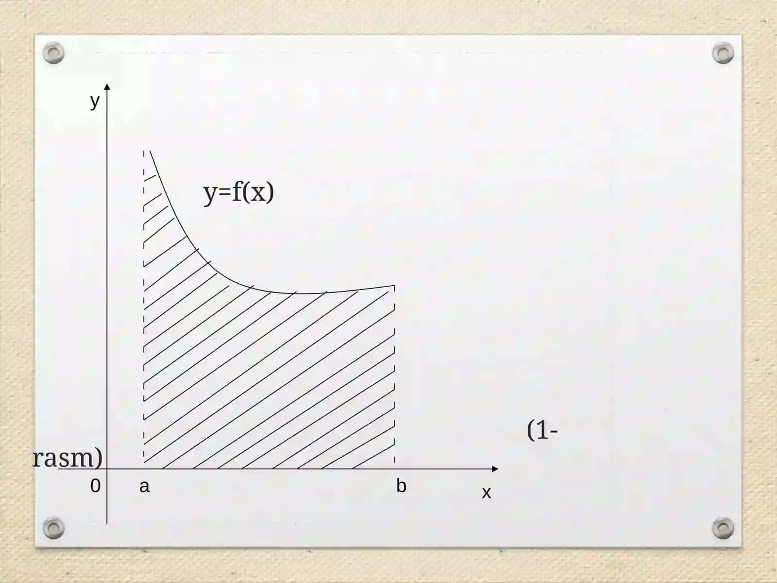 28-mavzu. Xosmas integral. Aniq integralni taqribiy hisoblash va uning geometrik va iqtisodiy tatbiqlari 3