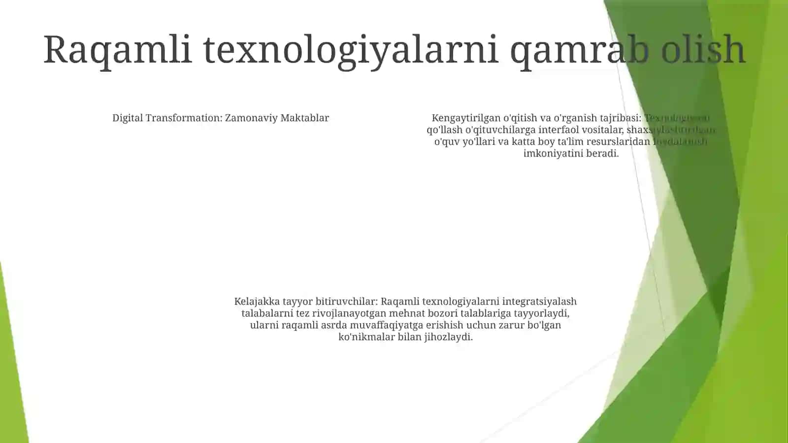 Zamonaviy Maktablar 3