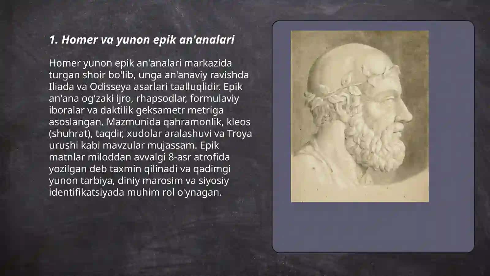 ANTİK DAVR YUNON ADABIYOTI 3