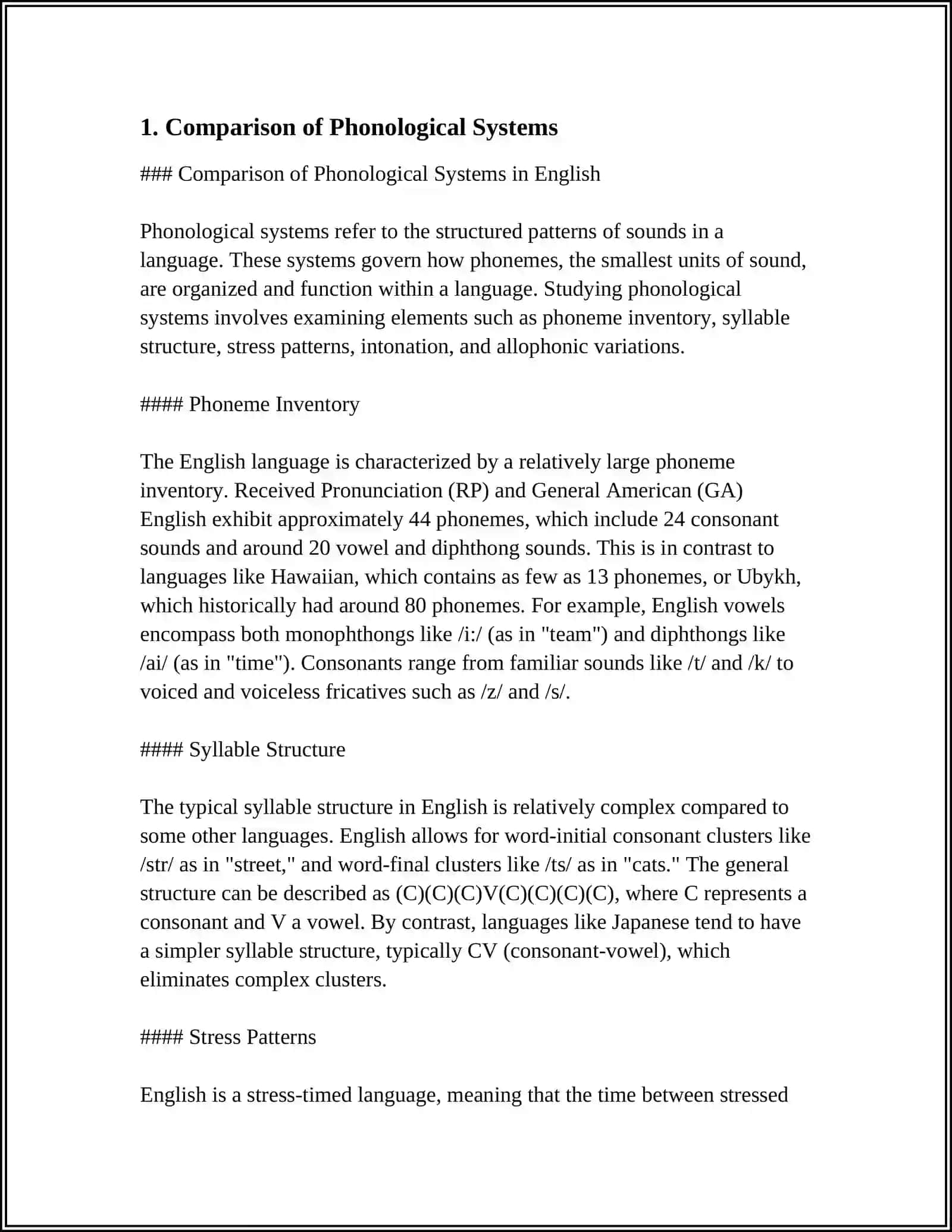 COMPARATIVE TYPOLOGY 3