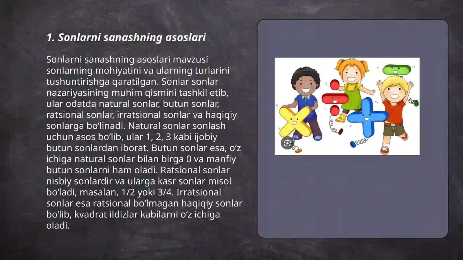 Bolalarda son sanoq haiqdagi bilimlarni shakllantirish.Sanashga oʻrgatish 3