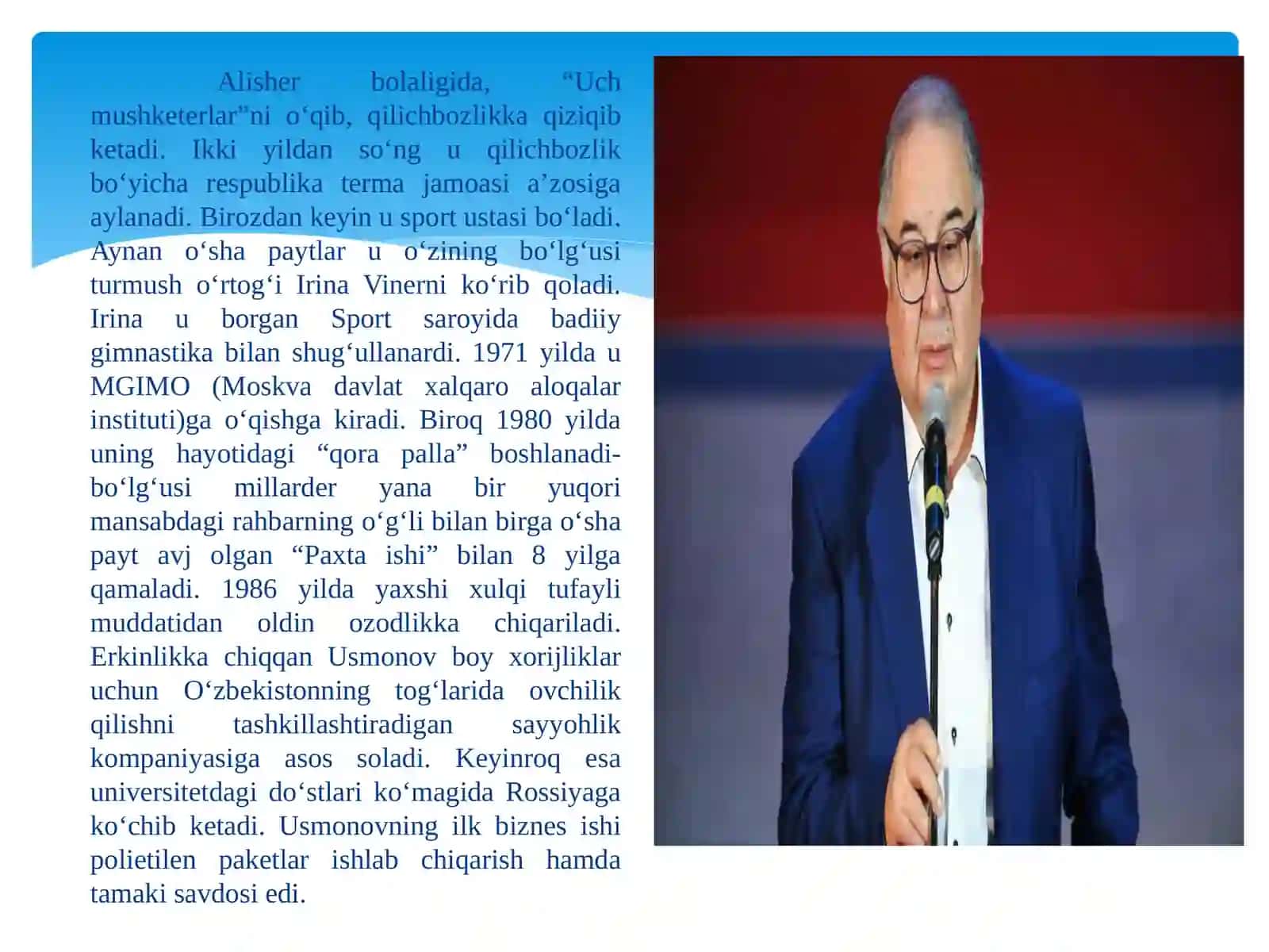 Alisher Usmonov 3