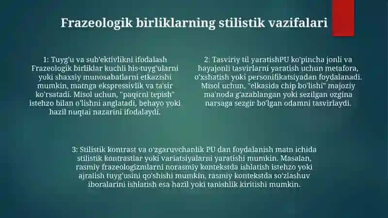 Frazeologik Birliklarning Turlari Va Uslubiy Xususiyatlari 3