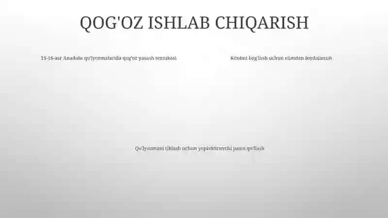 Xv-Xvi Asrlarda Yurtimiz Kitobatchiligida QoʻLlanilgan Ashyolar 3