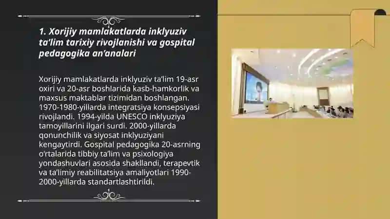 Xorijiy mamlakatlarda inklyuziv ta’lim va gospital pedagogika an’analari va xususiyatlari 3