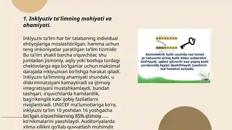 Rivojlanish muammolari bo'lgan bolalar uchun inklyuziv ta'limni keng ta'limiy amaliyotiga joriy etish algoritmlari Ismoilova yulduz 3