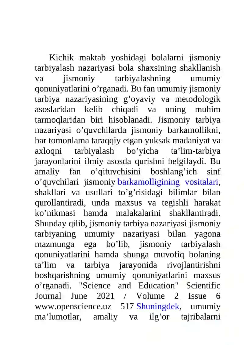 Bolalar jismoniy tarbiya nazaryasi 3