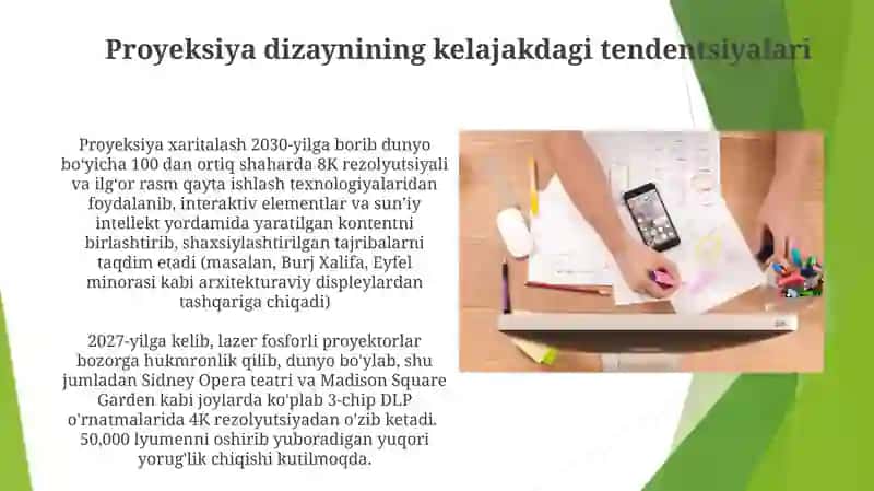 Proyeksiya dizaynining kelajakdagi tendentsiyalari 3
