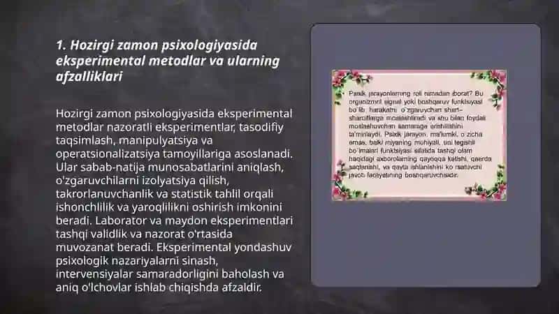 Hozirgi zamon psixologiyasining tadqiqot metodlari 3